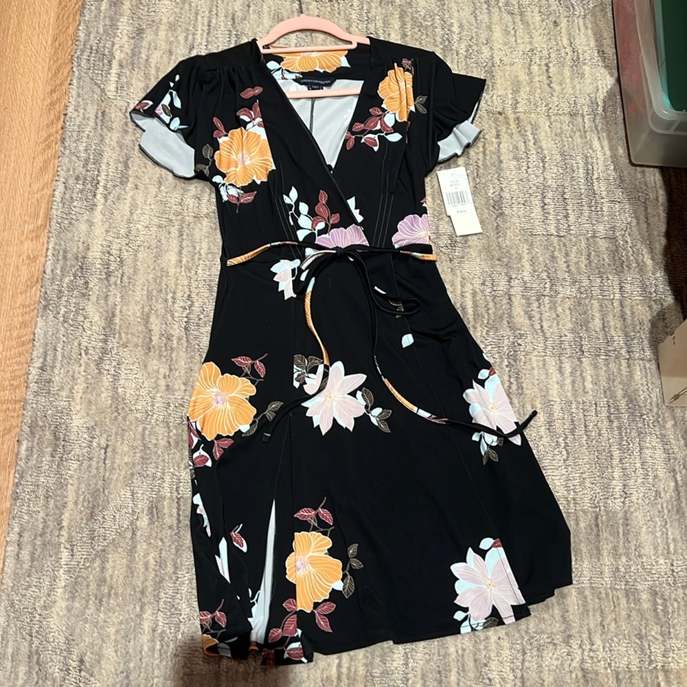 Flower print dress